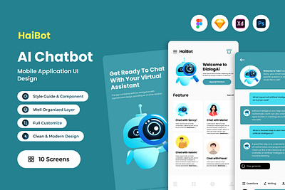 HaiBot - AI Chatbot Mobile App chatbot