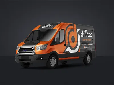 Drilltec Van wrap | Vehicle Wrap Design adobe illustrator benz branding car design car sticker car wrap car wrapping decal design ford graphic design nissan sticker vehicle branding vehicle graphics vehicle wrap vinyl wrap wrap design wrapping