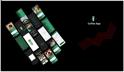 Coffee App Design graphic design mobile app design ui