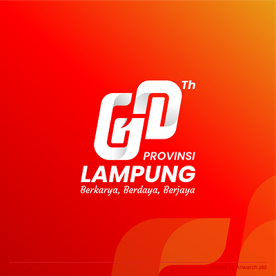 Lampung 60 thn Anniversary anniversary logo branding elephant graphic design logo