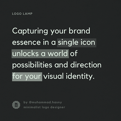 Logo Lamp - 001 branding brandmarketing design designer graphic design learn logo logo logo design logo designer logo lamp logo lamp to learn logo marketing logodna