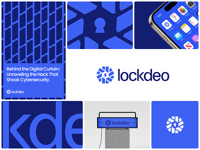 Lockdeo - Security Company Logo || Part-2 app icon blue logo brand logo branding design graphic design icon lock lock logo logo logo desgin logo idea logo inspireiton logos mhsifat minimal logo minimal logo idea modern logo security security logo