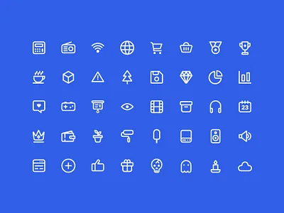 Basik Icon Pack 1 app app icons design flat icon icon pack icon set icondesign iconography iconpack icons illustration line line icons ui web