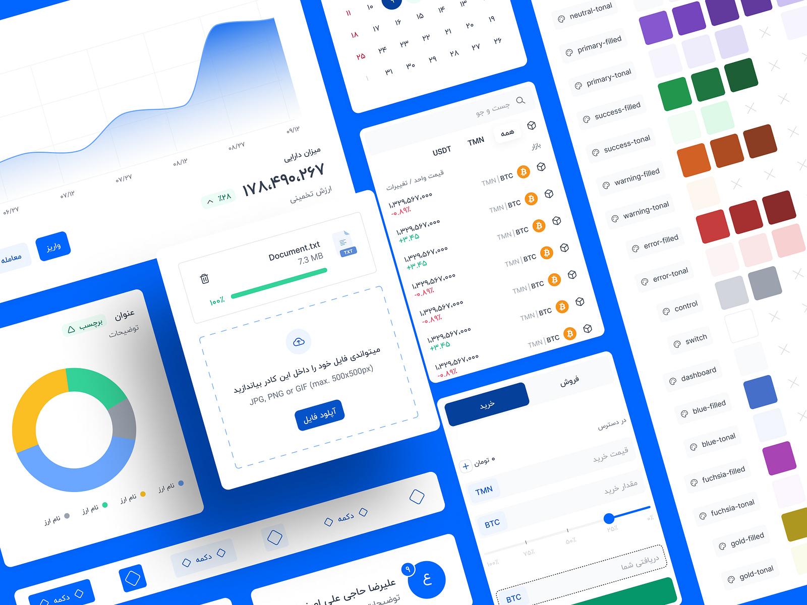 Top Arz Design System by Alireza Hajialiasghar on Dribbble