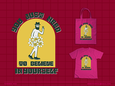 T shirt design - beliveve believe design tshirt graphic design illustrasi logo mock up totebag tshirt