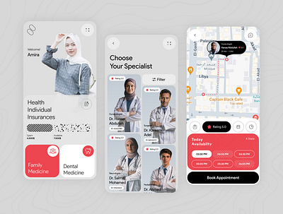 Healthcare | Mobile app booking app doctor healthcare medical analysis medicine mobile app product design reservation ui uiux