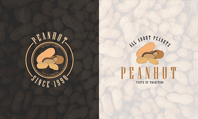 Peanhut Logo Design badge logo brand branding designer graphic design graphics logo logo design minimal minimalistic professional ui