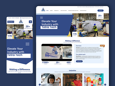Tatratech - Company website development, design company website design ui ui design website design website dev website develop