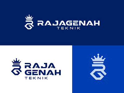 RAGA GENAH TEKNIK LOGO automotive logo branding logo crown logo kings logo logo design monogram logo timeless logo