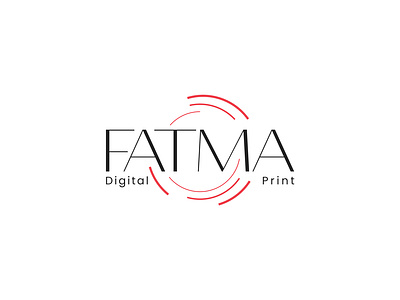 Fatma Digital Print Logo branding logo camera logo digital printing logo logo design photograpyh logo timeless logo