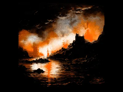 Fire // Assault (colors) album art album cover artwork cover art cover artwork design illustration kevlard music cover photoshop retouching