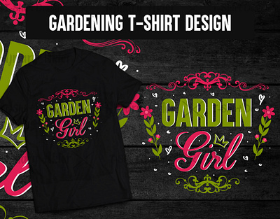 Gardening T-shirt Design garden tshirt designs