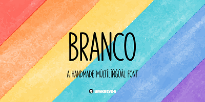 Branco - Handwritten Display Font animation font cartoon font childbook font cute font font design fun font