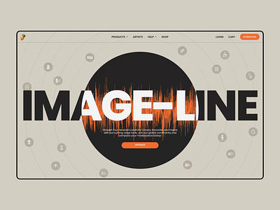 Image-Line | Corporate website redesign animation design ui ux web