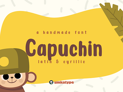 Capuchin - Handwritten Fun Font animation font cartoon font child font cute fon font design fun font joyful font whimsical font