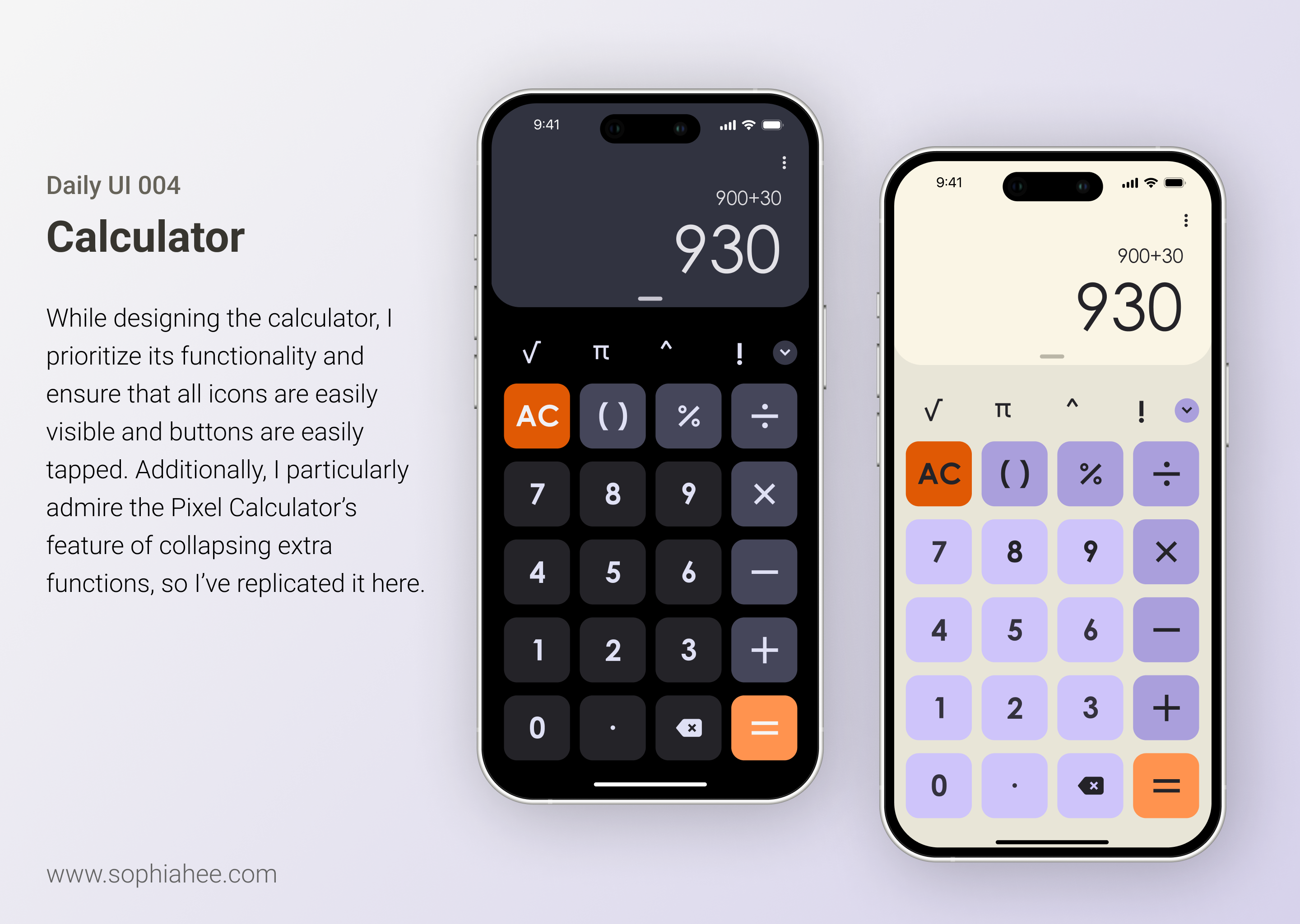 Daily UI 004 - Calculator animation daily ui graphic design ui uiux