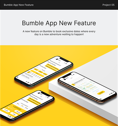 Bumble App new feature app design graphic design ui ux