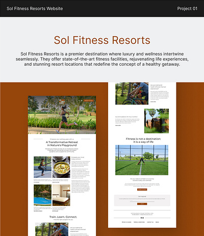 Sol Fitness Resort app design graphic design ui ux