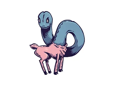 Inner beast beast characters deer illustration procreate