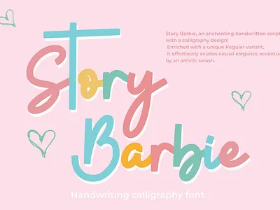 Story Barbie 3d branding cunky graphic design logo motion graphics