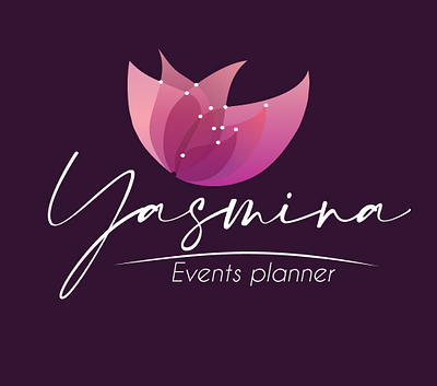 Yasmina Event Planer branding event graphic design logo planner