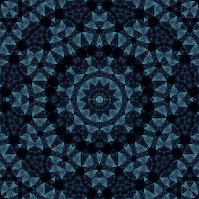 Mandala Art 1 - Destiny blue mandalas