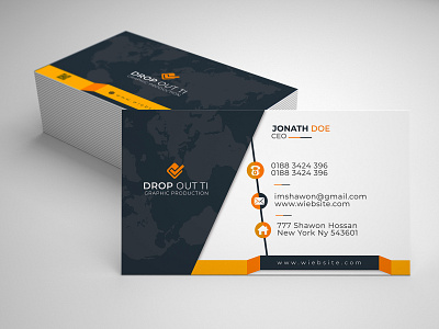 STANDARD BUSINESS CARD branding business card canva business cards digital business card graphic design luxury business cards name card unique business cards unique visiting card visiting card