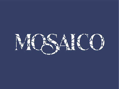 Mosaico Logo brand branding cover logo magazine
