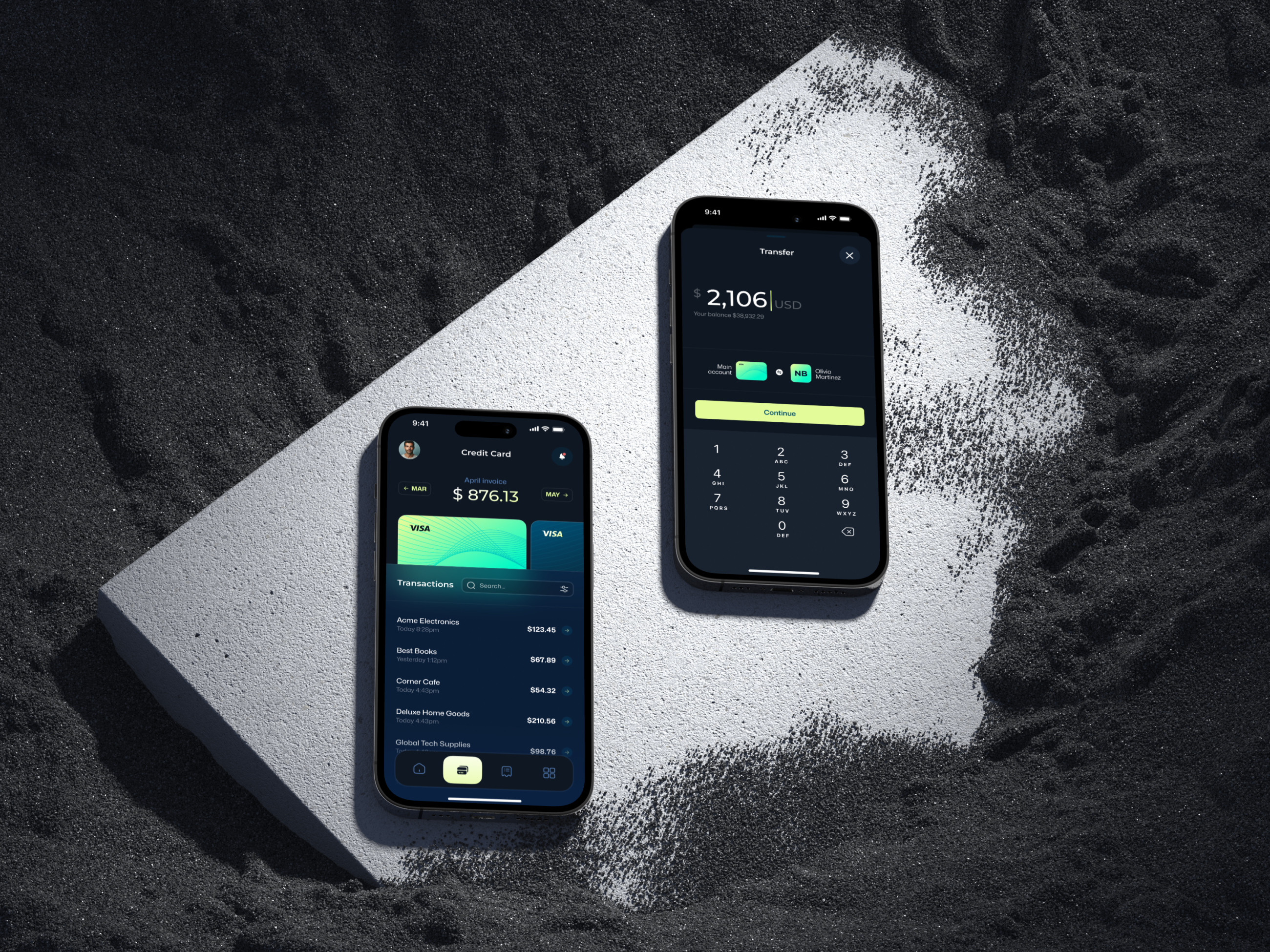 AL5 Bank app agro app bank green ios iphone teal