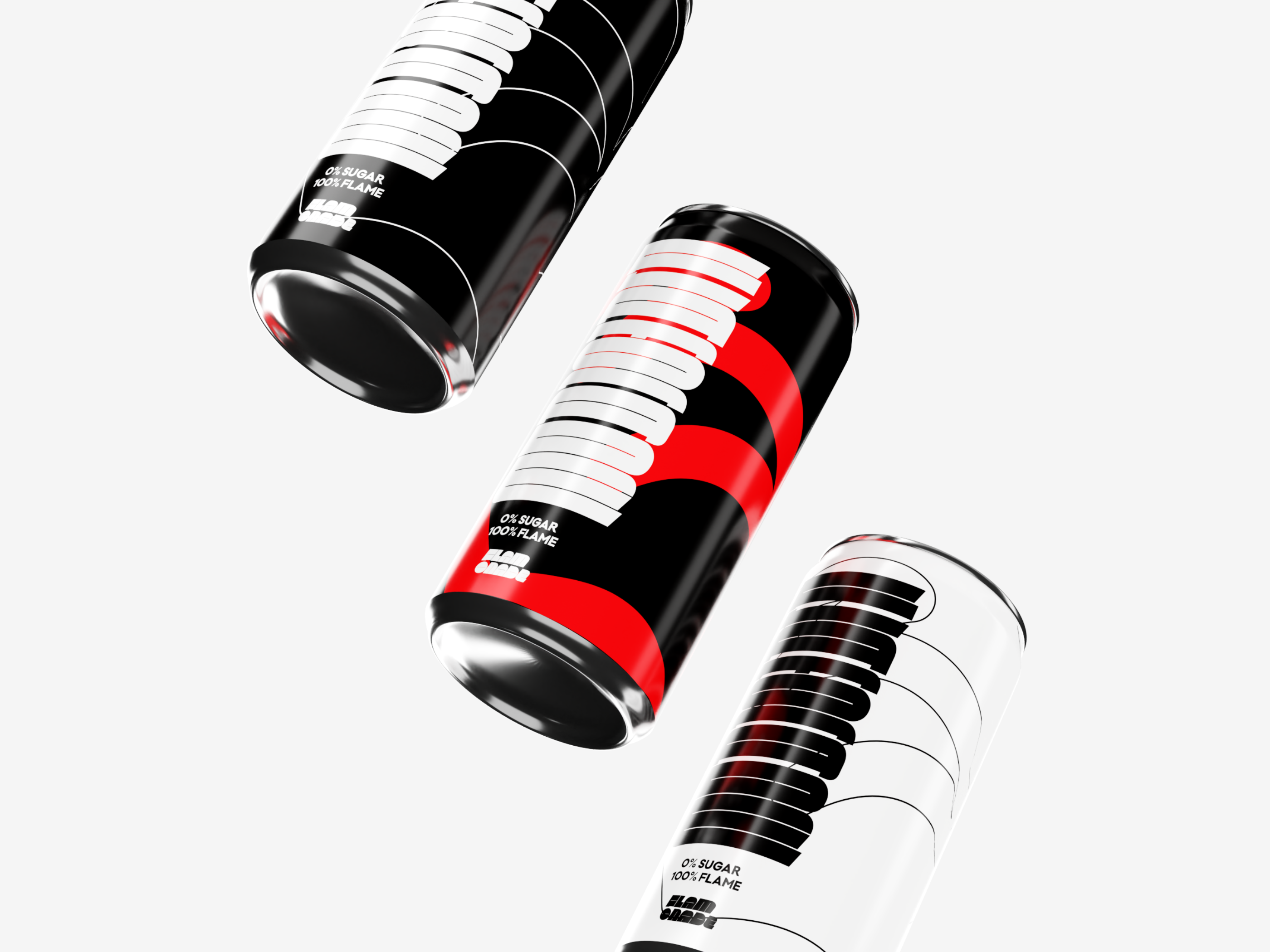 Can packaging design and 3D model 3d blender branding can design drink graphic design label label design logo packaging render typography vector