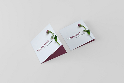 Folded business card design branding business card folded business card graphic design logo