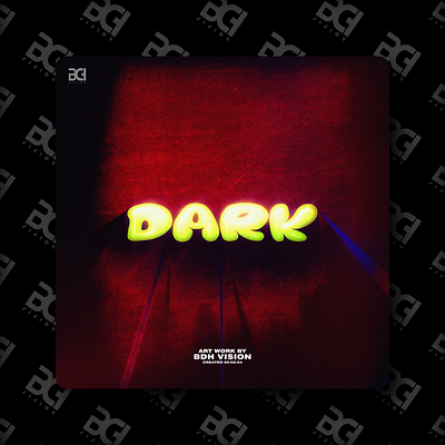 DARK album album cover cover creative graphic design illustration logo