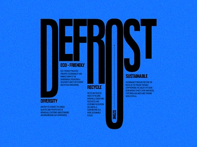 Defrost artwork blue carbon footprint concept creative inspiration defrost design design community dribbble earth environment ice melting minimalistic north north poll snow sustainability text world