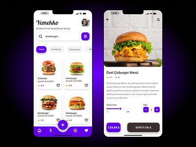 Food Mobile App Mobile UI Design delivery design food mobile ui