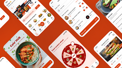 Ordering food application app delivery design food ordering ui