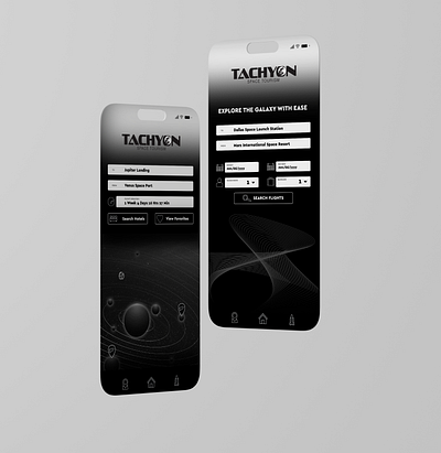 Space Tourism App Design app design graphic design space design travel app ui uiux design