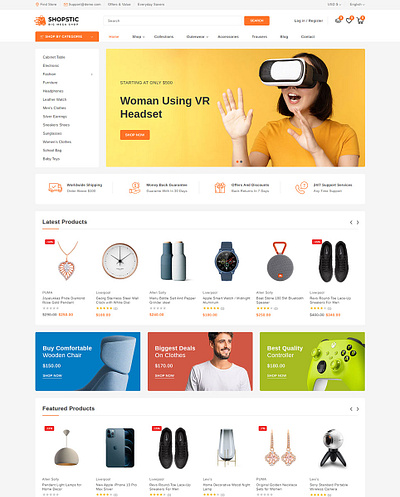 Mega Store Shopify 2.0 Responsive Theme ecommerce mega store product store responsive shop shopify theme website