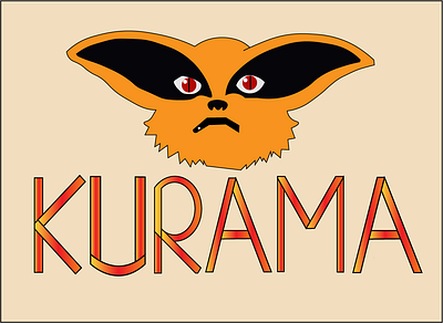 Kurama branding design graphic design illustration logo typography
