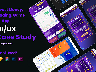 invest , money ,trading ,game app ux ui design 3d branding design game invest app illustration invest app invest app ui invest game app design invest money money invest app saas web trading app trading ui trading ux ui ui user interface ux ui ux ui design wallet app wallet app ux ui