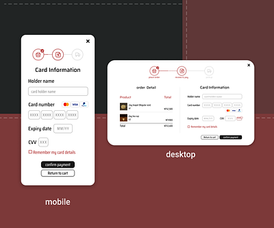 Credit Card Checkout credit card checkout dailyui ui