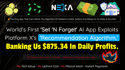 Nexa App Review - Platform X's recommendation algorithm is in da nexaapp