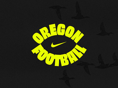 Oregon Football badge branding design ducks football identity identity design logo logo design logos logotype negative space nike oregon rebrand sports type typography