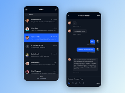 Elevate Your CRM Experience with Text Messaging Automation 📱✨ crm customerexperience design designinspiration mobile mobileapp product design saas salesautomation textmessaging ux