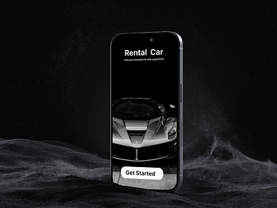 Automobile App Interface branding graphic design ui