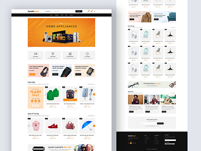 Zenithmart e-Commerce Website e commerce marketplace online shop ui ux