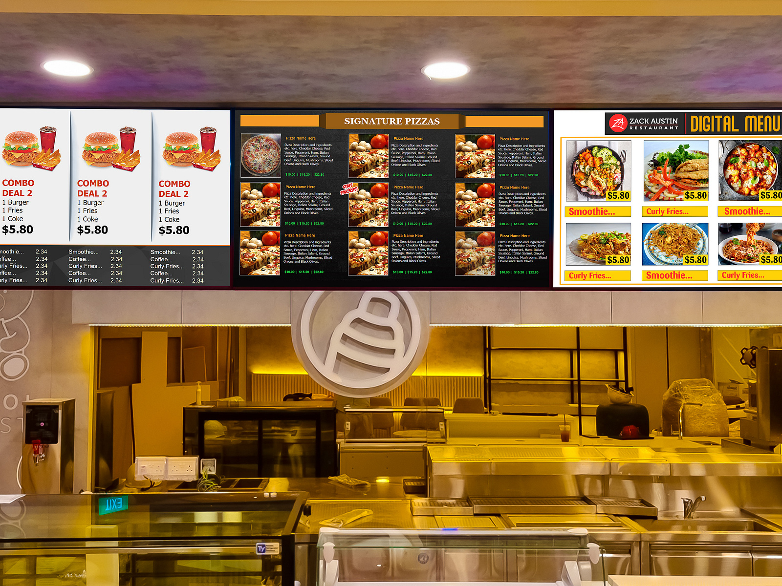 Digital TV Menu Board by CT MeDia Hub on Dribbble