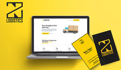 ZN Logistics - Branding and Digital Presence branding design graphic design logistics company logo ui web design