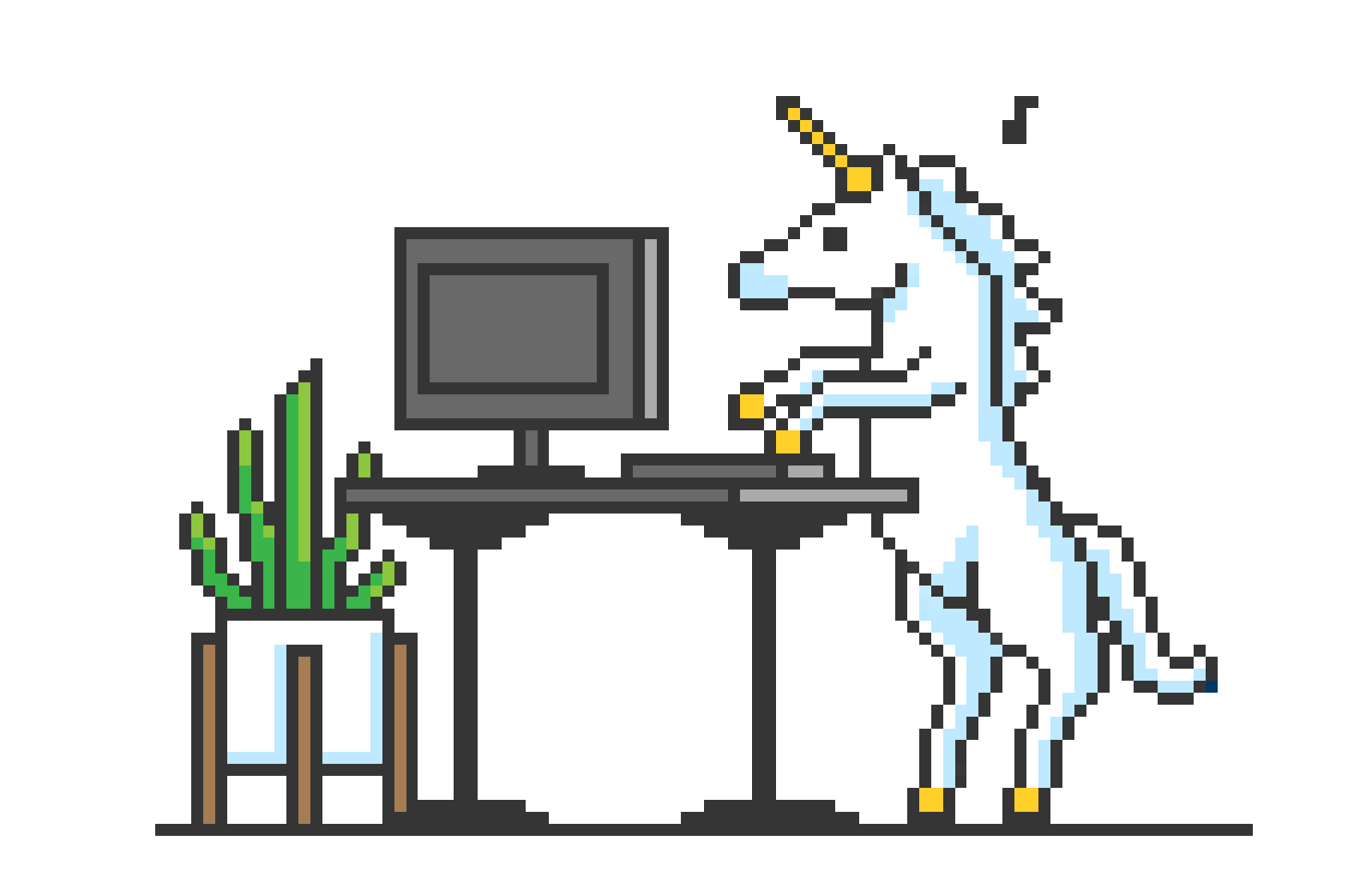 Digital Unicorn animation developer gif illustration loop pixel pixel animation pixel art pixel graphic software unicorn startup tech unicorn