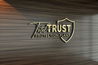 Total Trust Logo Design artwork branding company logo creative design graphic design illustration illustrator logo logo design logomaker security logo total trust logo design
