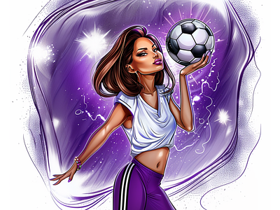 Cartoon Football Girl | Illustration Football Girl branding cartoon art cartoon football girl cartoon girl cartoon girl football cartoon illustration gir cartoon illustration girl cartoon portrait cartoon portrait girl cartoon vector girl football girl art football girl cartoon graphic design illustration illustration girl football illustration football girl